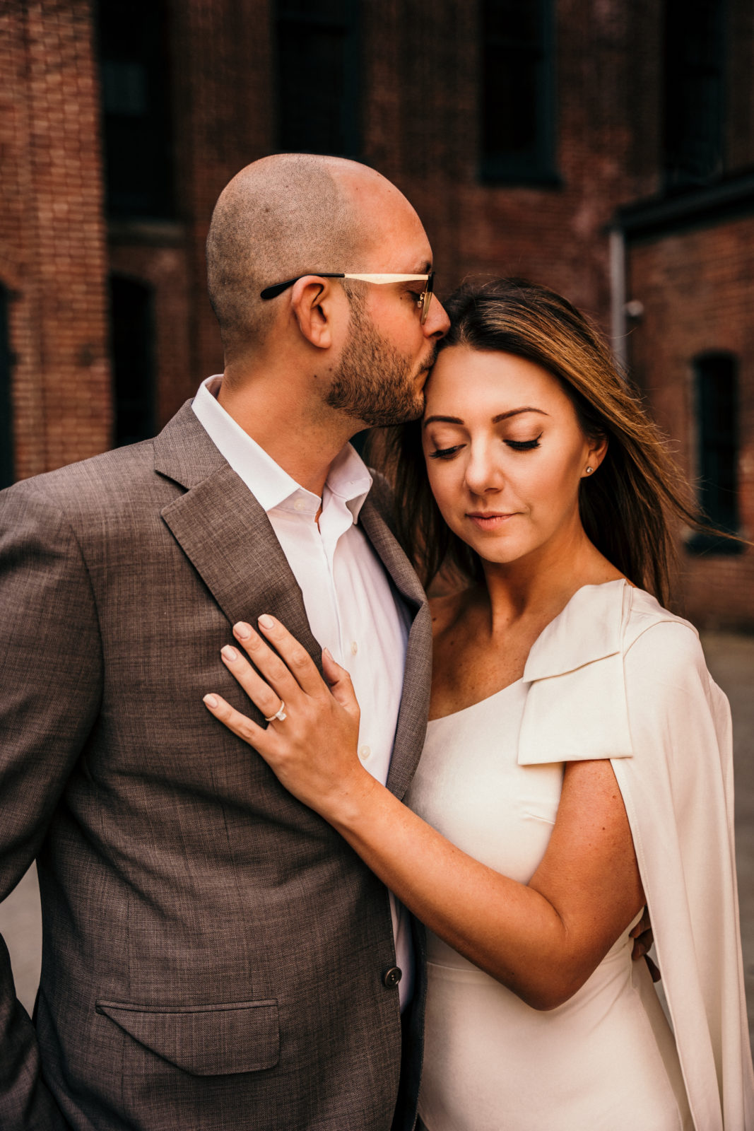 Engaged couple